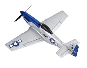 Mini Mustang P51D Scaled Warbird Airplane niebieski RTF (450mm) | TOP097B01 TOP RC HOBBY