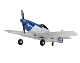 Mini Mustang P51D Scaled Warbird Airplane niebieski RTF (450mm) | TOP097B01 TOP RC HOBBY