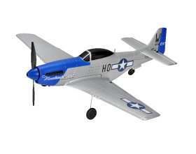 Mini Mustang P51D Scaled Warbird Airplane niebieski RTF (450mm) | TOP097B01 TOP RC HOBBY