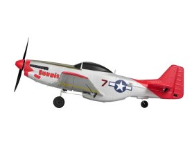 Mini Mustang P51D Scaled Warbird Airplane czerwony RTF (450mm) | TOP097B02 TOP RC HOBBY