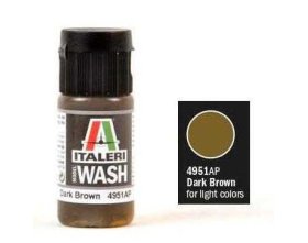 Model Wash Dark Brown (for light colors) | 4951AP ITALERI