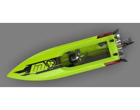 Motorówka Model Łodzi RC Mosasaurus 577mm Bezszczotkowa Zielona | UDI018 UDI RC