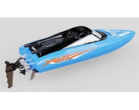 Motorówka Model Łodzi RC Skater 345mm Niebieska | UDI034 UDI RC
