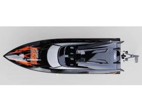 Motorówka Model Łodzi RC Skater 345mm Czarna | UDI034 UDI RC