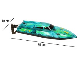Motorówka zdalnie sterowana Q7 Illuminator (350mm) | KX3662 REVOLT