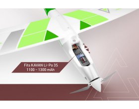 Motoszybowiec Kavan Alpha 1500 V2 ARF 1492mm Zielony | KAV02.8075V2