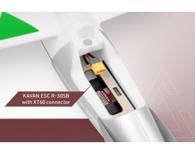 Motoszybowiec Kavan Alpha 1500 V2 ARF 1492mm Zielony | KAV02.8075V2