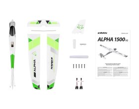Motoszybowiec Kavan Alpha 1500 V2 ARF 1492mm Zielony | KAV02.8075V2