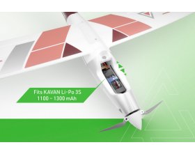 Motoszybowiec Kavan Alpha 1500 V2 ARF 1492mm Czerwony | KAV02.8076V2