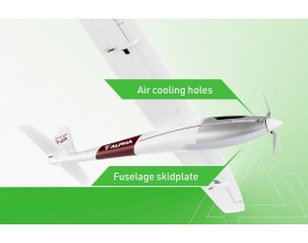 Motoszybowiec Kavan Alpha 1500 V2 ARF 1492mm Czerwony | KAV02.8076V2