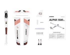 Motoszybowiec Kavan Alpha 1500 V2 ARF 1492mm Czerwony | KAV02.8076V2
