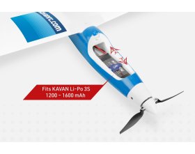 Motoszybowiec Kavan Falke 1800mm ARF Niebieski | KAV02.8087