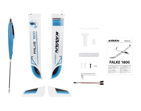 Motoszybowiec Kavan Falke 1800mm ARF Niebieski | KAV02.8087