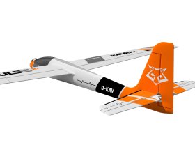Motoszybowiec Kavan Pulse 2200mm V2 ARF Pomarańczowy | KAV02.8091