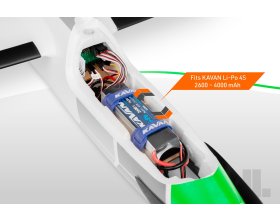 Motoszybowiec Kavan Pulse 2200mm V2 ARF Zielony | KAV02.8092