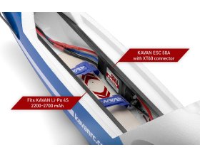 Motoszybowiec Kavan Swift S-1 2400mm ARF Czerwony | KAV02.8083
