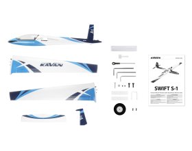 Motoszybowiec Kavan Swift S-1 2400mm ARF Niebieski | KAV02.8082
