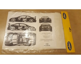 Naklejki do Opel Astra V8 DTM 1:10 - 69163 Carson