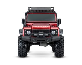 NOWY! TRX-4 Land Rover Defender Bezspinkowy Clipless Body 1/10 (czerwony) | 82256-4 TRAXXAS
