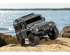 NOWY! TRX-4 Land Rover Defender Bezspinkowy Clipless Body 1/10 (piaskowy) | 82256-4 TRAXXAS