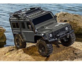 NOWY! TRX-4 Land Rover Defender Bezspinkowy Clipless Body 1/10 (srebrny) | 82256-4 TRAXXAS