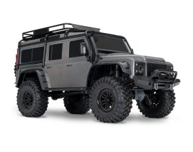 NOWY! TRX-4 Land Rover Defender Bezspinkowy Clipless Body 1/10 (srebrny) | 82256-4 TRAXXAS