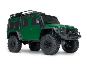NOWY! TRX-4 Land Rover Defender Bezspinkowy Clipless Body 1/10 (zielony) | 82256-4 TRAXXAS