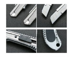 Nóż segmentowy (tapetowy) - metalowy