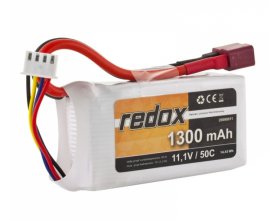 Pakiet LiPo 1300mAh 3S 11,1V 50C | REDOX