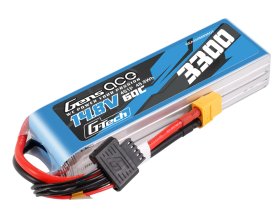 Pakiet LiPo 3300mAh 14,8V 4S1P 60C XT60 | GEA334S60X6GT GENS ACE