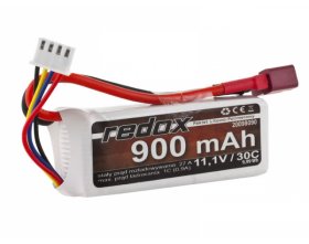 Pakiet LiPo 900mAh 11,1V 3S 30C | REDOX