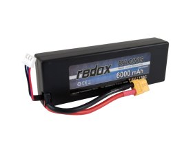 Pakiet LiPo HV 6000mAh 2S 7.6V 130C | REDOX