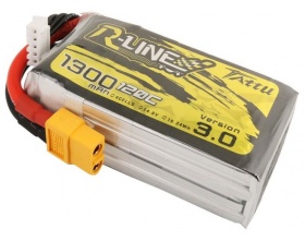 Pakiet LiPo 1300mAh 14,8V 4S 120C | R-Line GENS ACE & TATTU