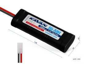 Pakiet NiMH 5000mAh 7,2V (Tamiya) | KAV33.0376 KAVAN