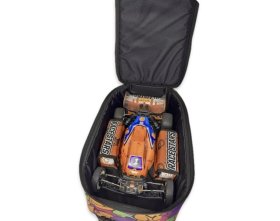Plecak transportowy na model Double Backpack (blue graffiti) | RACE STARS