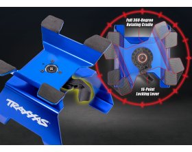 Podstawka serwisowa pod modele 1:8 / 1:10 (niebieska) | 108796-BLUE TRAXXAS