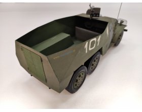 Transporter opancerzony BTR-152 - model kartonowy