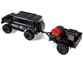Przyczepa Metalowa 1/18 TRX-4M K10 CNC Czarna