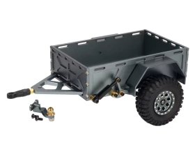 Przyczepa Metalowa 1/18 TRX-4M K10 CNC Szara