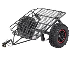 Przyczepa Metalowa D90 TRX4 SCX10 1/10 Car Frame Metal Trailer Rock Crawler Truck