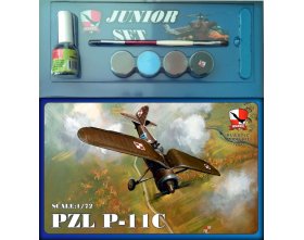PZL-P-11C 142 Eskadra Skalski - Junior Set | Big Model JS72031