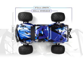 Maverick Quantum2 MT Monster Truck szczotkowy 4WD 1:10 (niebieski) | 150400 HPI