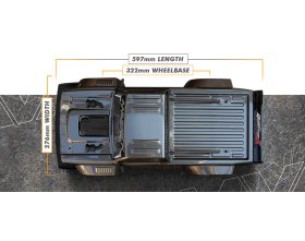 QuantumR Flux Race Truck 4WD 4S 1/8 (szary) | 150351 HPI