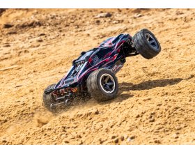 Traxxas Rustler 4X4 VXL TSM 1/10 Czerwony | 67376-4 TRAXXAS