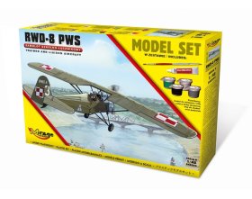 RWD-8 PWS Samolot Szkolno-Łącznikowy (Model Set) 1:48 | 848092 MIRAGE