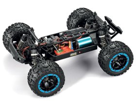 Samochód BlackZon Slyder MT Turbo 1/16 4WD 2S Brushless Niebieski | 540209 HPI