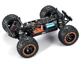 Samochód BlackZon Slyder MT Turbo 1/16 4WD 2S Brushless Pomarańczowy | 540210 HPI