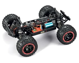 Samochód BlackZon Slyder MT Turbo 1/16 4WD 2S Brushless Czerwony | 540211 HPI