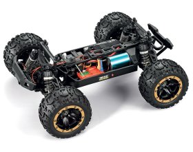 Samochód BlackZon Slyder MT Turbo 1/16 4WD 2S Brushless Złoty | 540212 HPI