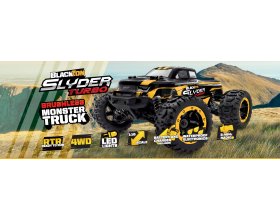 Samochód BlackZon Slyder MT Turbo 1/16 4WD 2S Brushless Żółty | 540213 HPI